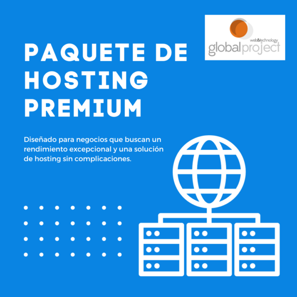 Imagen para promocionar el paquete de hosting premium